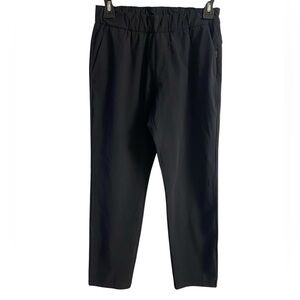 Vuori black athletic pants ankle elastic waist Women XS NWOT